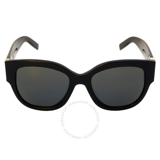 Saint Laurent, Grey Round Ladies Sunglasses