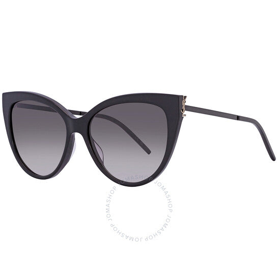 Saint Laurent, Smoke Gradient Cat Eye Ladies Sunglasses