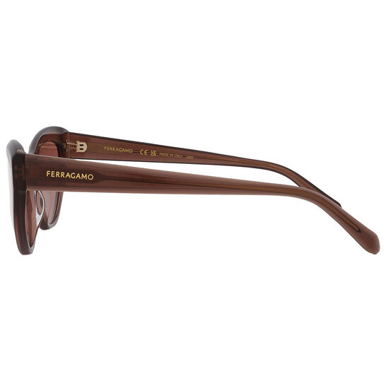 Salvatore Brown Cat Eye Ladies Sunglasses