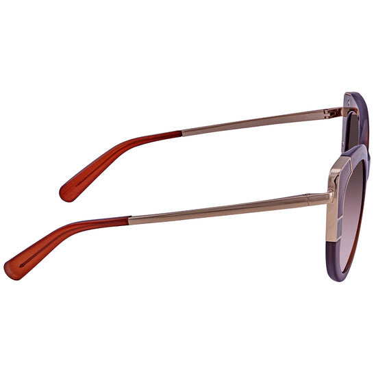 Salvatore Brown Gradient Cat Eye Ladies Sunglasses
