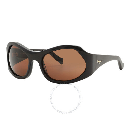 نظارات شمسية نسائية من فيراغامو، سلفاتوري، باللون البني