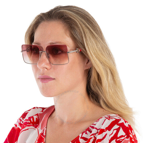 Ferragamo, Salvatore Burgundy Gradient Sport Ladies Sunglasses