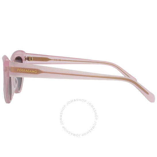 Ferragamo, Salvatore Dark Grey Cat Eye Ladies Sunglasses