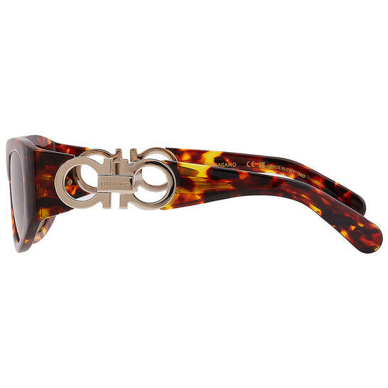 Salvatore Green Oval Ladies Sunglasses