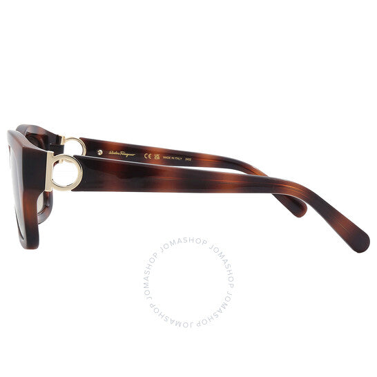 نظارات شمسية نسائية من فيراغامو، سلفاتوري رمادية متدرجة مربعة