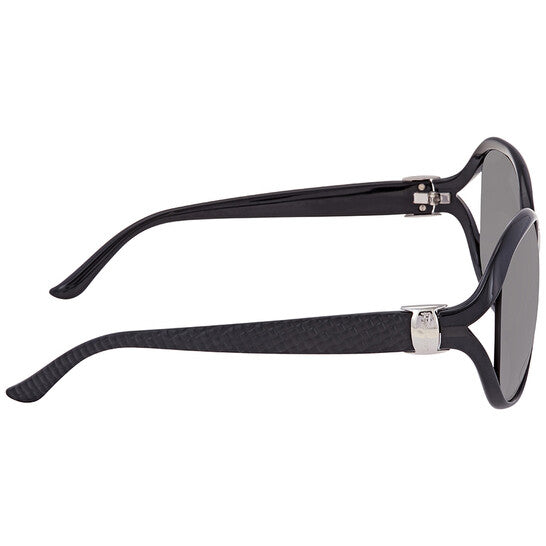 Salvatore Grey Oval Ladies Sunglasses