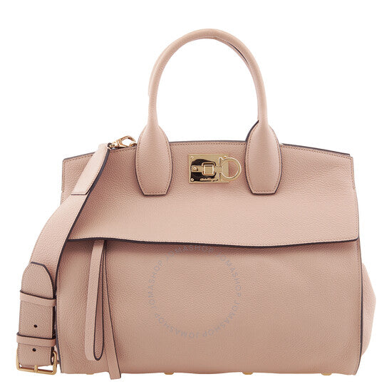 Ferragamo, Salvatore Pink Studio Soft Bag (L)