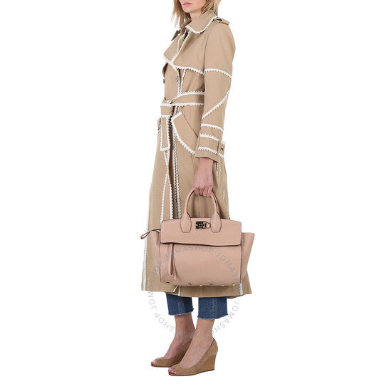 Ferragamo, Salvatore Pink Studio Soft Bag (L)