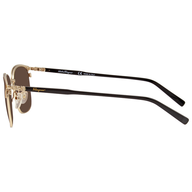 Brown Square Men's Sunglasses