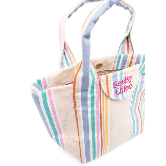 See By Chloe, Laetizia Striped Tote Bag