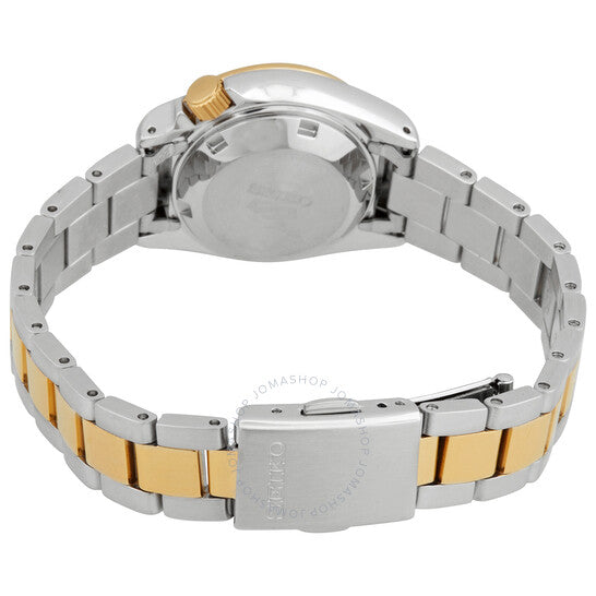 Seiko, 5 Sports White Dial Two-tone Ladies Watch