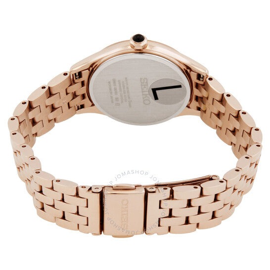 ساعة سيكو الكلاسيكية للسيدات، كوارتز، مينا رمادي