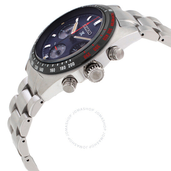 ساعة سيكو بروسبكس كرونوغراف للرجال بمينا زرقاء