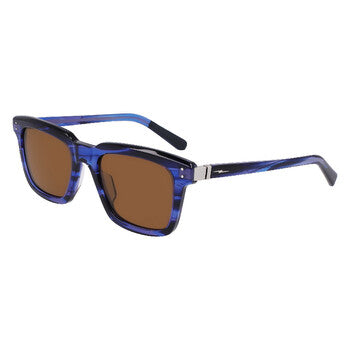 Brown Rectangular Men's Sunglasses