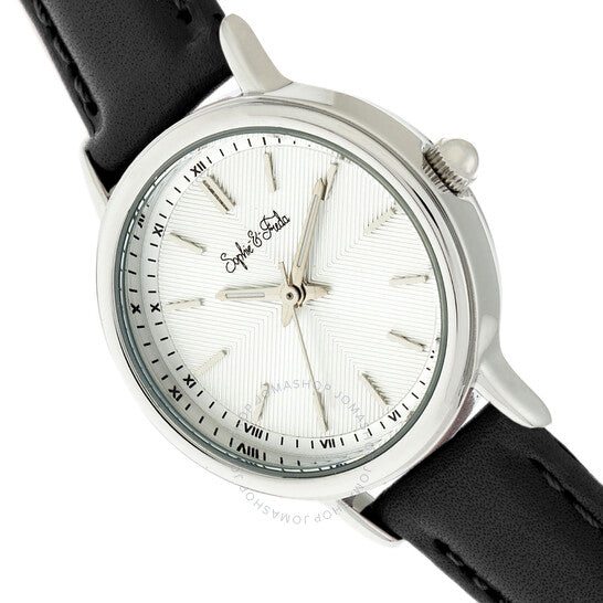 ساعة صوفي وفريدا، برلين كوارتز بمينا فضية للسيدات