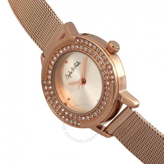 ساعة صوفي وفريدا، كامبريدج كريستال، مينا فضية للسيدات