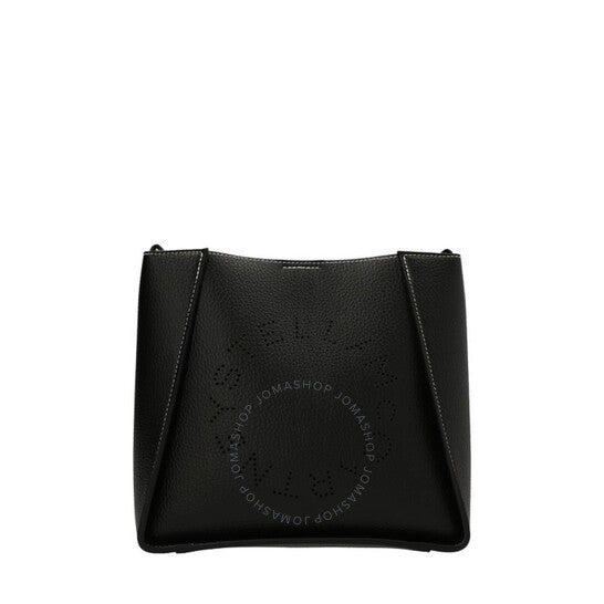 Stella McCartney, Black Logo Crossbody Bag