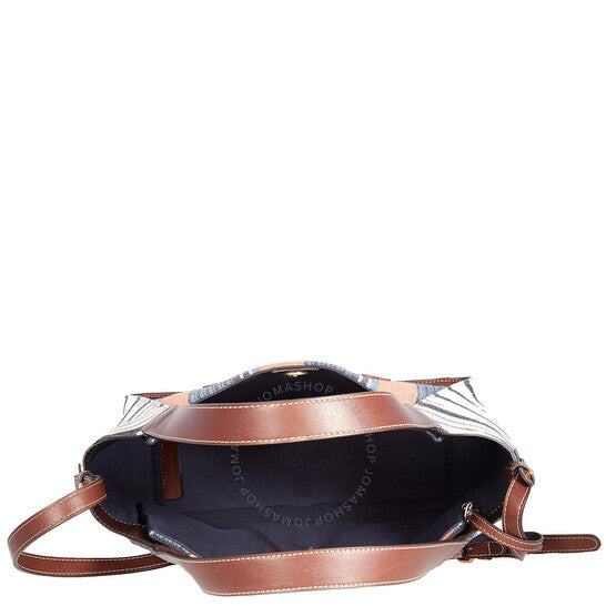 Stella McCartney, Logo Lettering Stripe Pattern Tote Bag