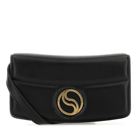 Stella McCartney, S-Wave Logo Plaque Crossbody Bag