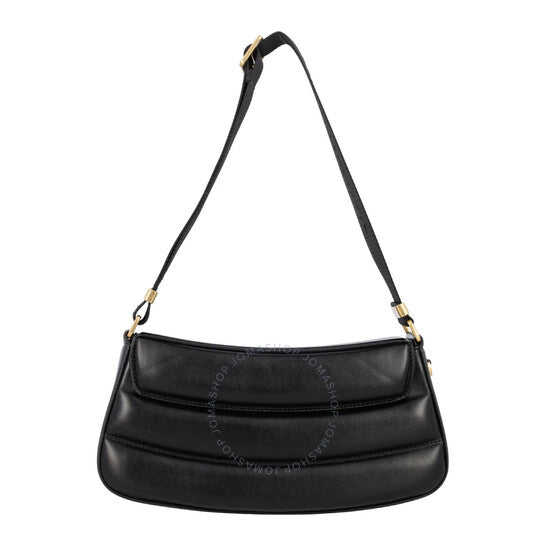 Stella McCartney, S-Wave Logo Plaque Padded Shoulder Bag