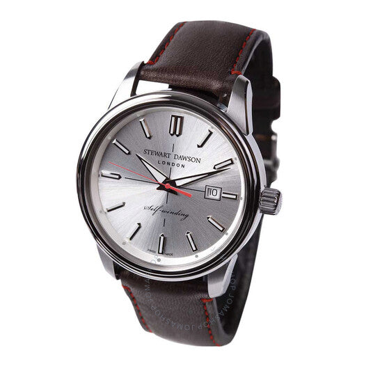 ستيوارت داوسون، ساعة نايتسبريدج أوتوماتيكية للرجال بمينا أسود