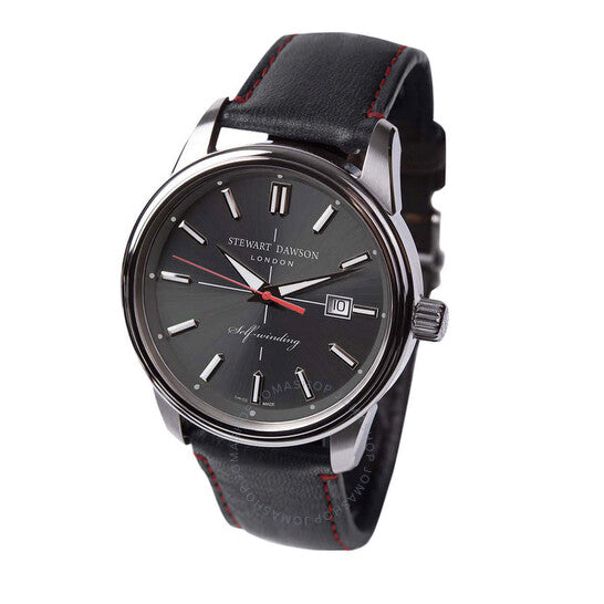 ستيوارت داوسون، ساعة نايتسبريدج أوتوماتيكية للرجال بمينا رمادي