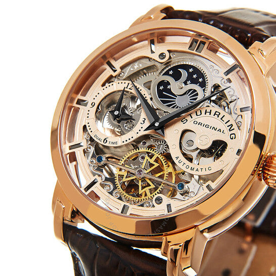 Stuhrling Original, Legacy Automatic Rose Dial Men's Watch
