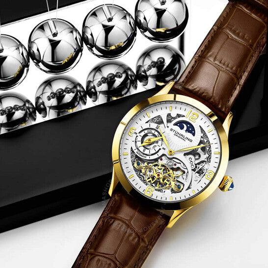Stuhrling Original, Legacy Automatic White Dial Men's Watch