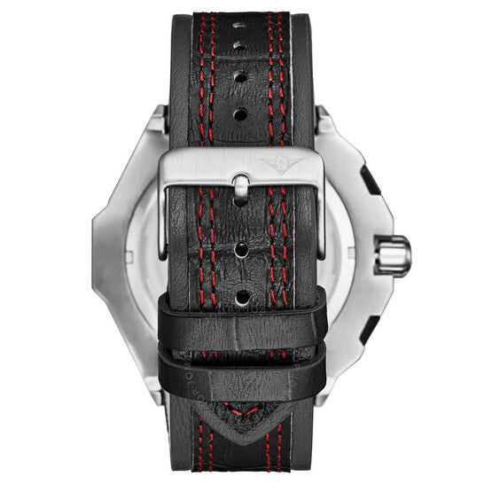 Stuhrling Original, Monaco Chronograph Quartz Black Dial Men's Watch