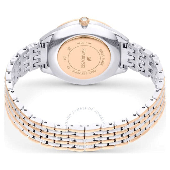 ساعة سواروفسكي أتراكت كوارتز كريستال فضية للنساء