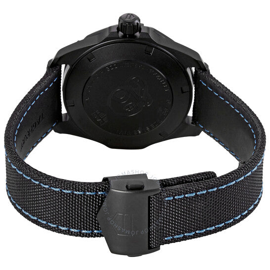 ساعة تاغ هوير أكواريسر أوتوماتيكية للرجال بمينا أسود