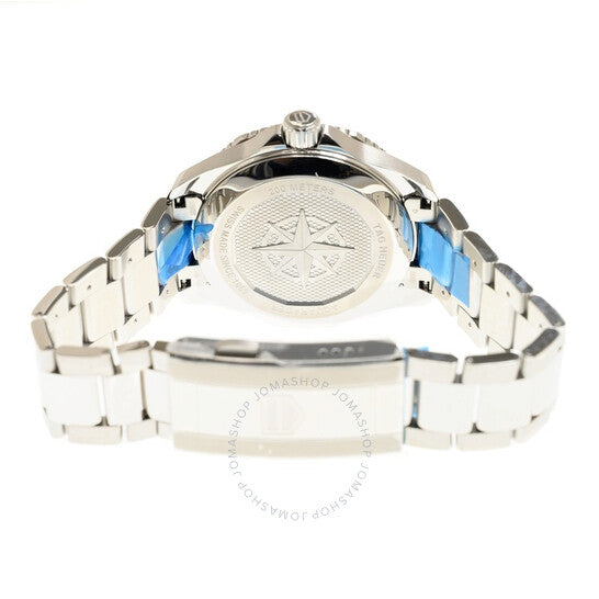 ساعة تاغ هوير أكواريسر أوتوماتيكية للرجال بمينا أسود