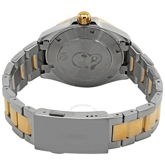 ساعة تاغ هوير أكواريسر أوتوماتيكية للرجال بمينا أزرق