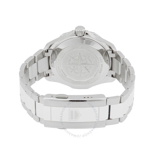 ساعة تاغ هوير أكواريسر أوتوماتيكية للرجال بمينا أخضر