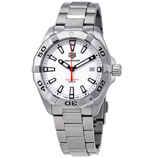 تاغ هوير، ساعة Aquaracer بمينا أبيض للرجال