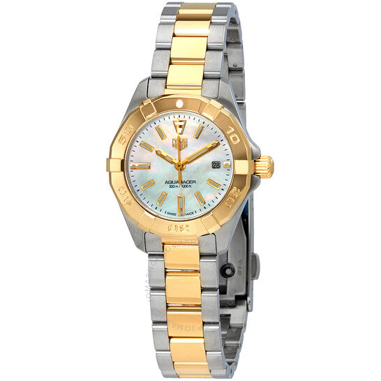 Tag Heuer, Aquaracer White Mother of Pearl Dial Ladies Watch