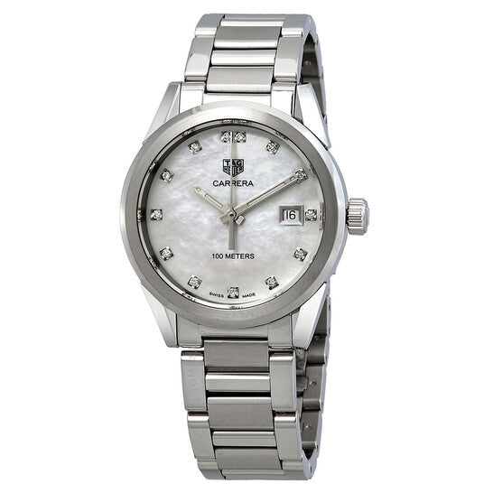 Tag Heuer, Carrera Diamond Mother of Pearl Dial Ladies Watch