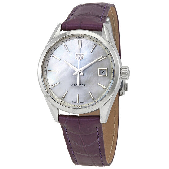 Tag Heuer, Carrera Quartz White Mother of Pearl Dial Ladies Watch