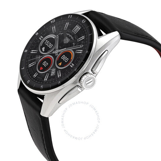Tag Heuer, Connected Quartz Analog-Digital Black Dial Men's Smart Watch