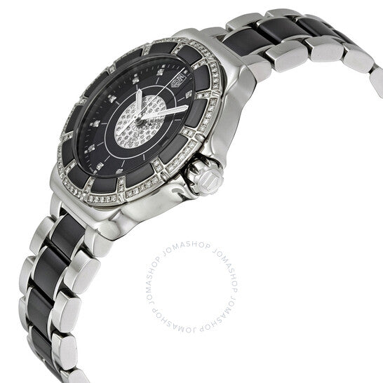 ساعة تاغ هوير فورمولا 1 للسيدات بمينا أسود