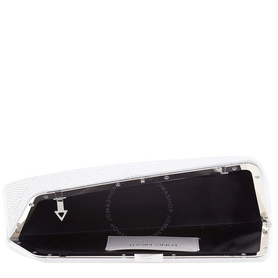 The Attico, Silver Glitter Long Night Clutch