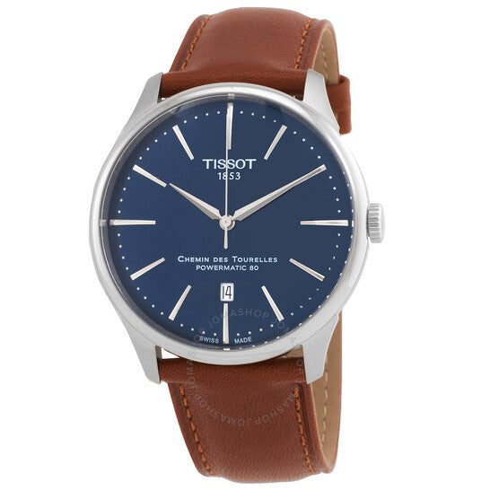 Tissot, Chemin Des Tourelles Automatic Blue Dial Men's Watch