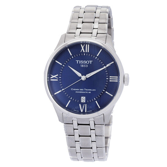 Tissot, Chemin Des Tourelles Automatic Blue Dial Men's Watch
