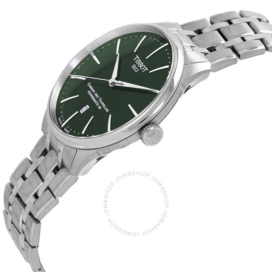 Tissot, Chemin Des Tourelles Automatic Green Dial Men's Watch