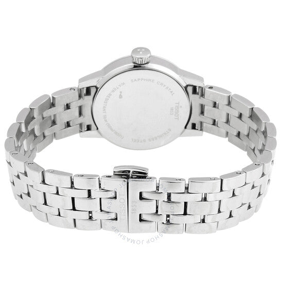 ساعة تيسوت كلاسيك دريم ليدي كوارتز بمينا سوداء