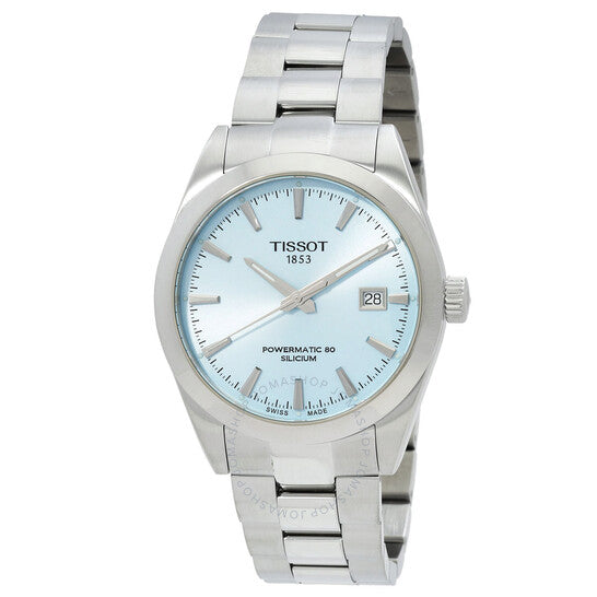 Tissot, Gentleman Powermatic 80 Automatic Ice Blue Dial Watch