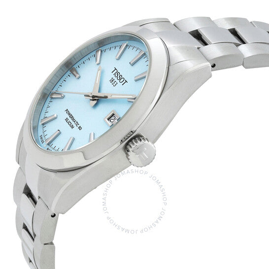 Tissot, Gentleman Powermatic 80 Automatic Ice Blue Dial Watch