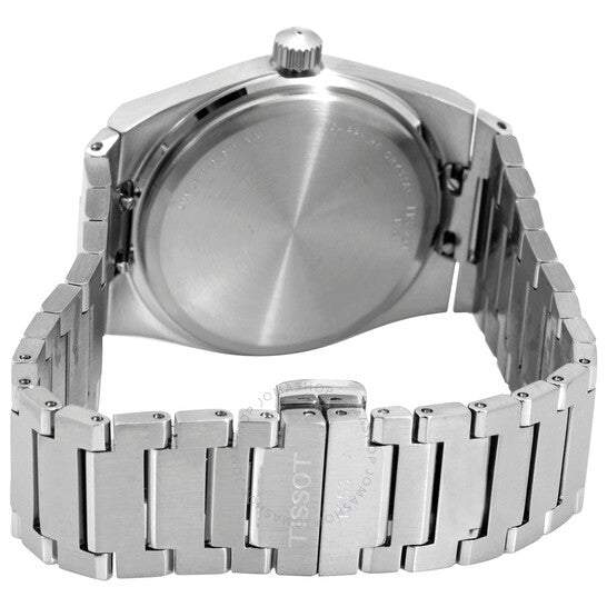 ساعة تيسو PRX 35 كوارتز بمينا زرقاء للسيدات