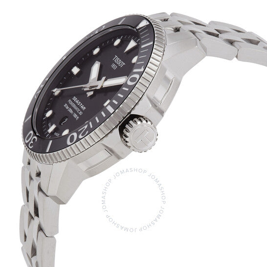Tissot, Seastar 1000 Automatic Black Dial Men's Watch T1204071105100