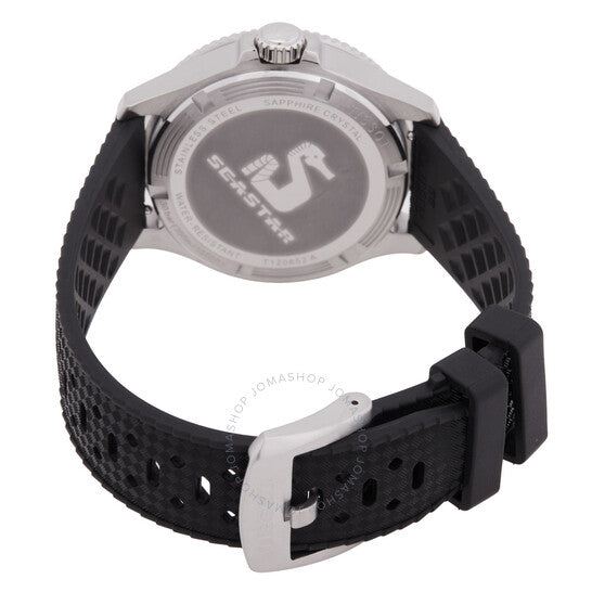 Tissot, Seastar 1000 Quartz GMT Black Dial Men's Watch